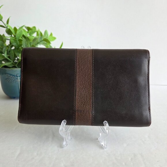 EUC Vintage Coach Bridle Collection Wallet in Mahogany – Italy - Picture 2 of 10